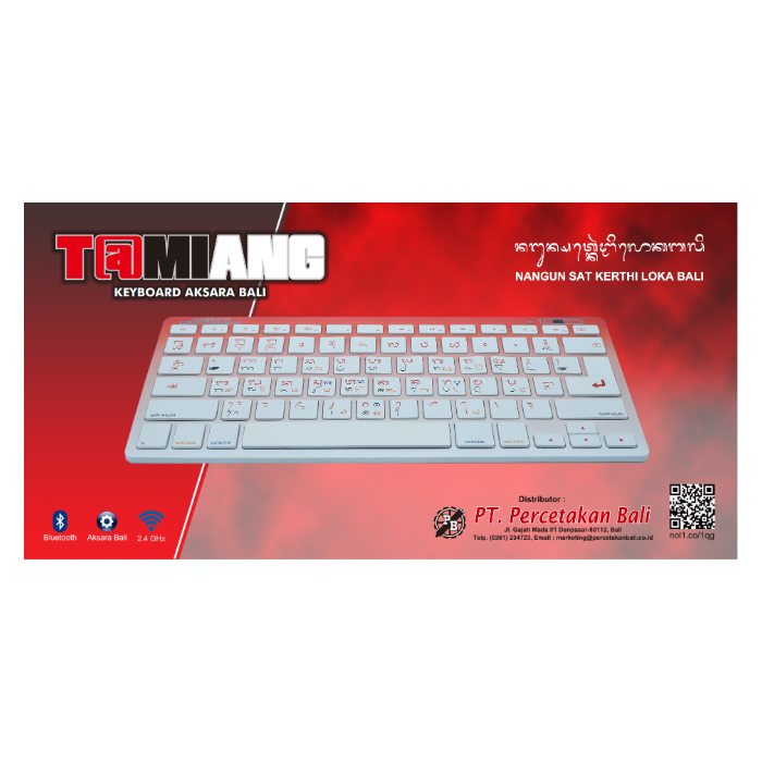Keyboard Aksara Bali Merek T@miang
